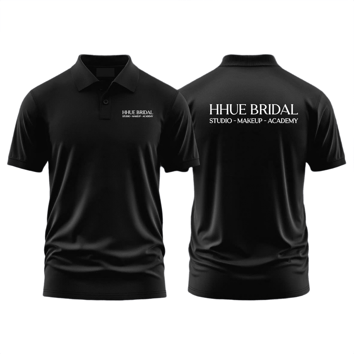 Áo thun đồng phục Polo Makeup Academy Hue Bridal