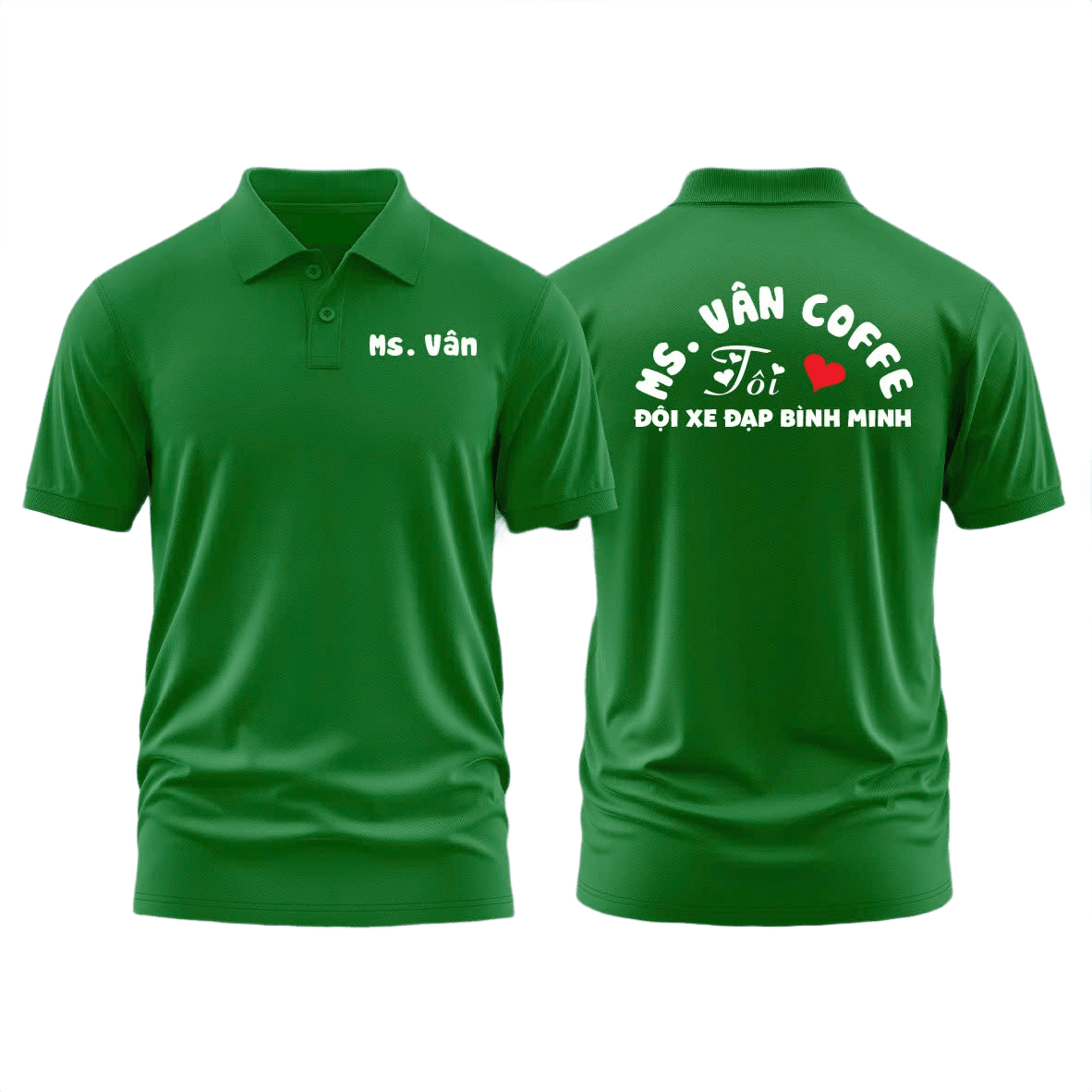 Áo thun đồng phục Polo Ms Vân Coffee
