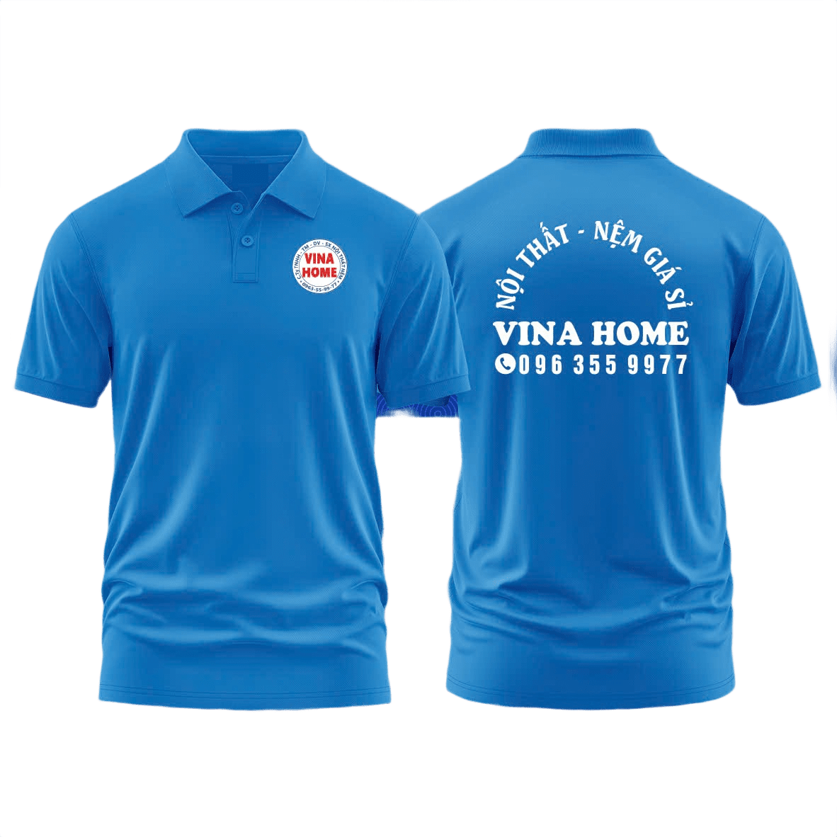 Áo thun đồng phục Polo Nội Thất Nệm Giá Sỉ Vina Home