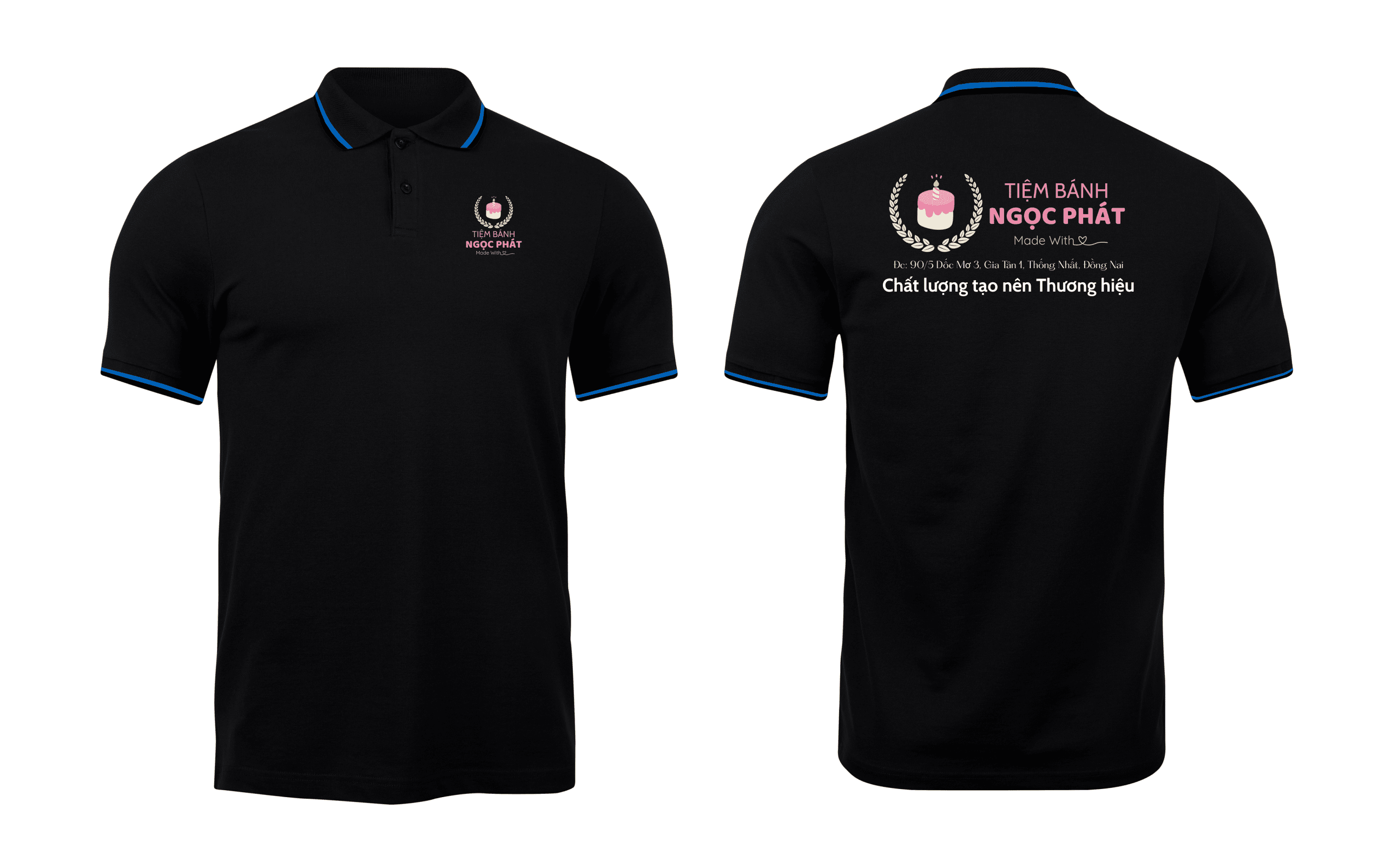 Áo thun đồng phục Polo Tiệm BÁnh Ngọc Phát
