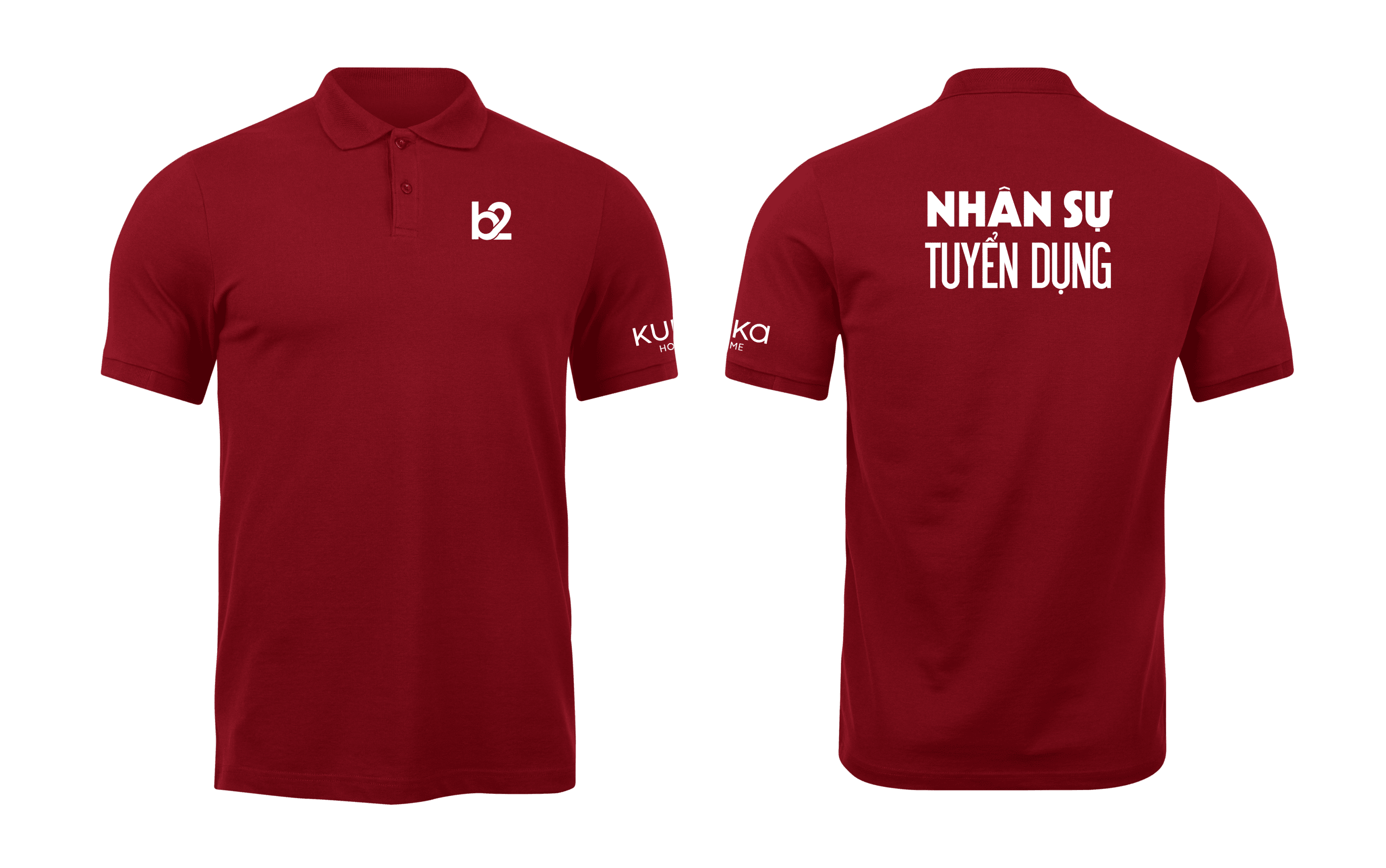 Áo thun đồng phục Polo Kuka Home Tuyển Dụng B2