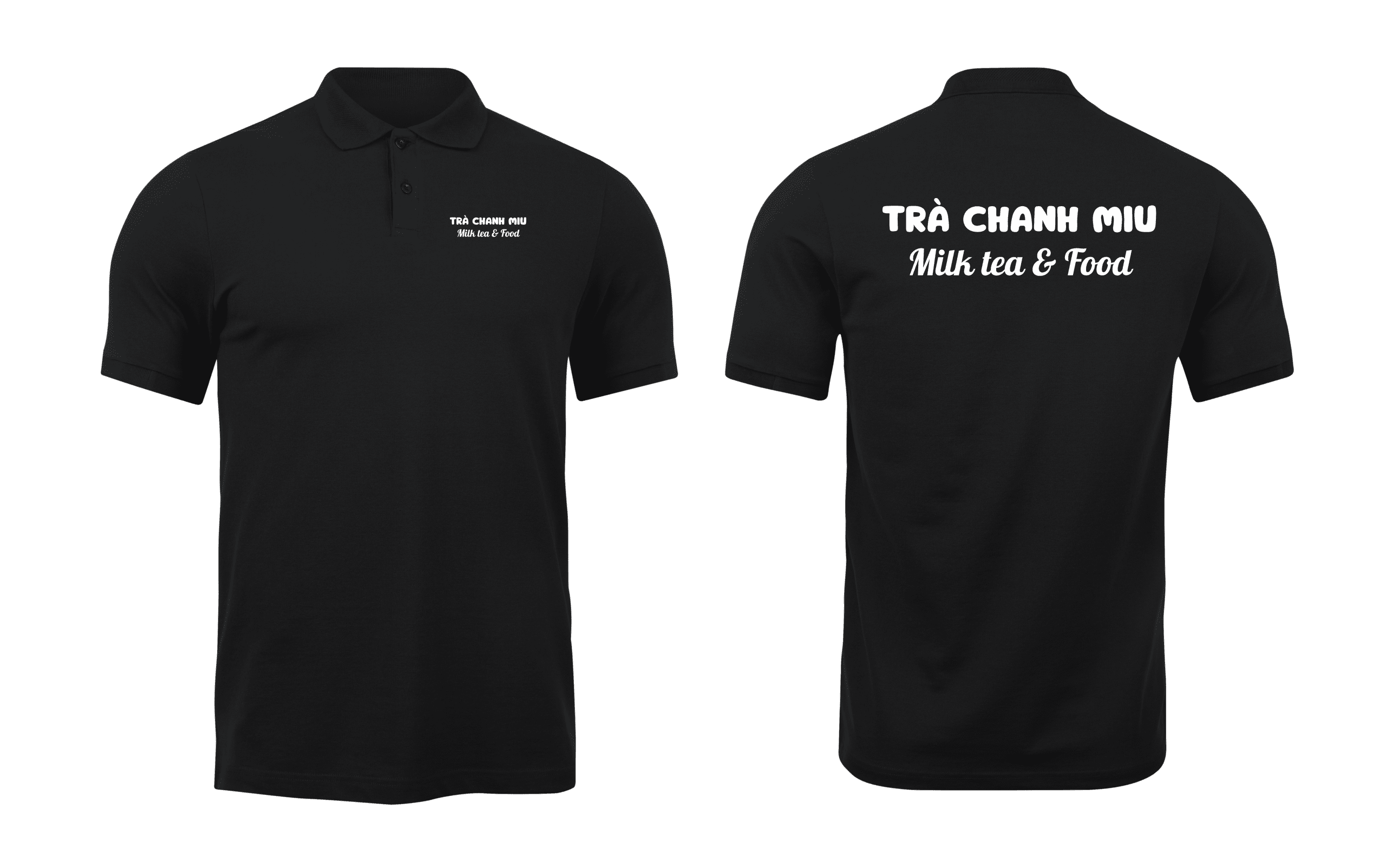 Áo thun đồng phục Polo Trà Chanh Miu