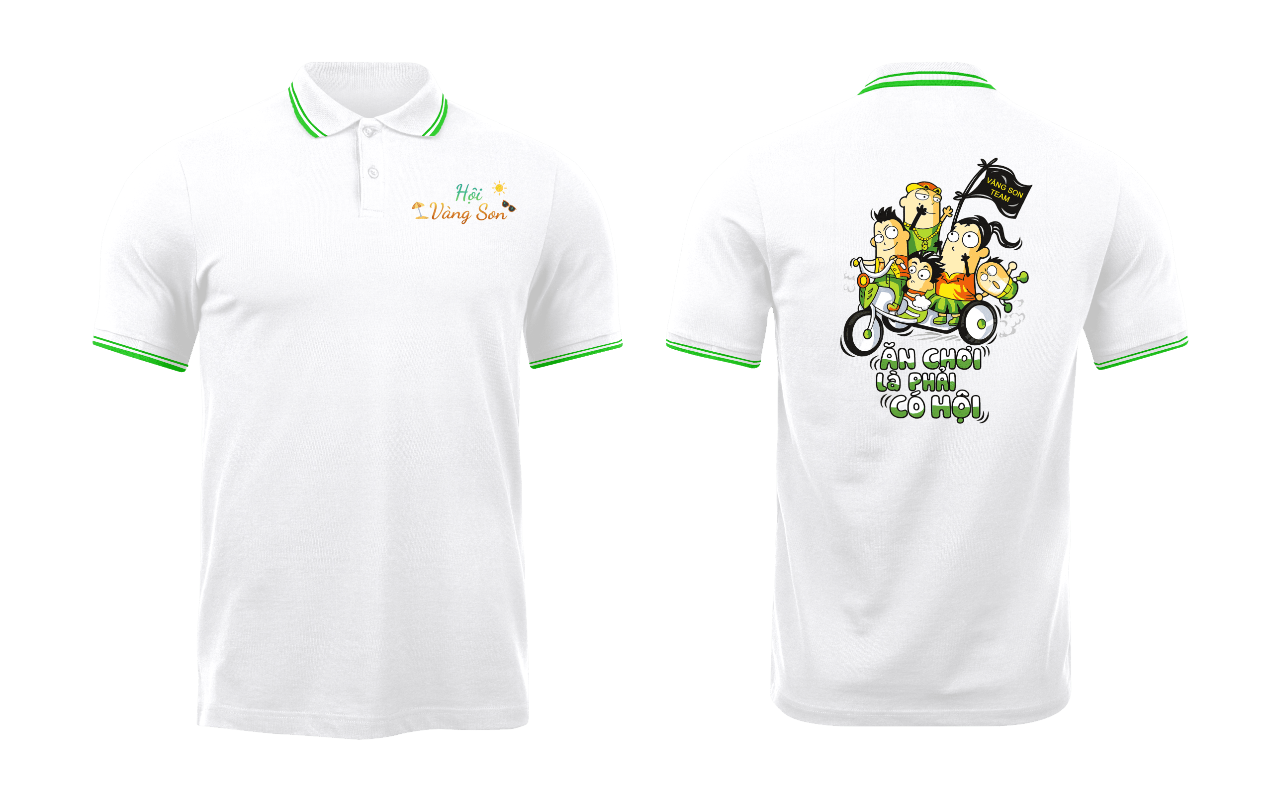 Áo thun đồng phục Polo Hội Vàng Son